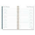 Notebooks & Pads | AT-A-GLANCE 1768200 8.5 in. x 5.5 in. 12-Month (Jan-Dec 2026) Midnight Garden Weekly/Monthly Planner - Black/Pink/Green Cover image number 6