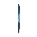 Just Launched | BIC SCSM11 BLU Soft Feel Retractable Ballpoint Pen, Blue Ink, 1mm, Medium (1-Dozen) image number 1