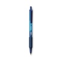 Just Launched | BIC SCSM11 BLU Soft Feel 1 mm Medium Ballpoint Pen - Blue Ink/Blue Barrel (1-Dozen) image number 1
