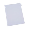 Dividers & Tabs | Universal UNV20845 11 in. x 8.5 in. 8 Self-Tab Index Dividers - White (24/Box) image number 0