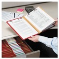 File Folders | Smead 14031 6-Section Pressboard Top Tab Classification Folders with 6 SafeSHIELD Fasteners - Letter Size/Bright Red (10/Box) image number 6