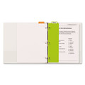 Dividers & Tabs | Avery 24908 11.5 in. x 3 in. 5-Tab Snap-In Bookmark Plastic Dividers - Assorted (1/Pack) image number 3