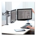 Fellowes | Fellowes Mfg Co. 8041701 Professional Series Depth Adjustable Dual Monitor Arm with 24-lb. Capacity - Black image number 5