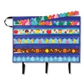Project & Display Boards | Carson-Dellosa 5652 41 in. x 24.5 in. Border Storage Pocket Chart - Blue/Clear image number 2