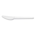 Cutlery | Vegware VW-KN6.5 Compostable CPLA Cutlery Knife - White (1000/Carton) image number 0