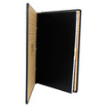Notebooks & Pads | Wilson Jones W0395-31 14 in. x 8.5 in. 250 Sheets 1-Subject Unruled Looseleaf Corporation Minute Book - Black/Gold Cover image number 2