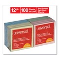 Notebooks & Pads | Universal UNV35619 Fan-Folded 3 in. x 3 in. Self-Stick Pop-Up Notes - Assorted Pastel (12/Pack) image number 2