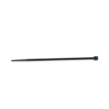 Tatco 22500 18 lbs. 4 in. x 0.06 in. Nylon Cable Ties - Black (1000/Pack)