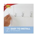 Wall Racks & Hooks | Command 17067CLR-9ES 0.5 lbs. Capacity Small Plastic/Metal Hooks and Strips - Clear (9/Pack) image number 4