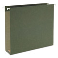 File Folders | Smead 65090 2 in. Capacity Letter Size Box Bottom Hanging File Folders - Standard Green (25/Box) image number 0