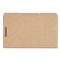 File Folders | Universal UNV10412 0.75 in. Expansion 2 Fasteners Legal Size Reinforced Top Tab Fastener Folders - Brown Kraft Exterior (50/Box) image number 2