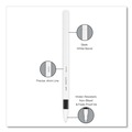 Pens | uni-ball 24836 EMOTT Fine 0.4 mm Stick Porous Point Pen - Assorted Ink Colors White Barrel (1-Set) image number 3