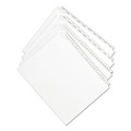 Dividers & Tabs | Avery 82202 10-Tab "4-in 11 in. x 8.5 in. Allstate Style Preprinted Legal Exhibit Side Tab Index Dividers - White (25/Pack) image number 1