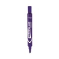 Permanent Markers | Avery 08884 Broad Chisel Tip Large Desk-Style MARKS A LOT Permanent Marker - Purple (1-Dozen) image number 1