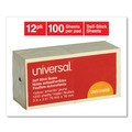 Sticky Notes & Post it | Universal UNV35668 3 in. x 3 in. Self-Stick Note Pads - Yellow (12/Pack) image number 1