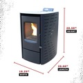  | Cleveland Iron Works F500215 25,000 BTU Small Pellet Stove image number 2