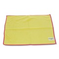 Cleaning Cloths | Unger MF40Y 16 in. x 15 in. SmartColor Heavy-Duty MicroWipes - Yellow/Red (10/Pack) image number 1