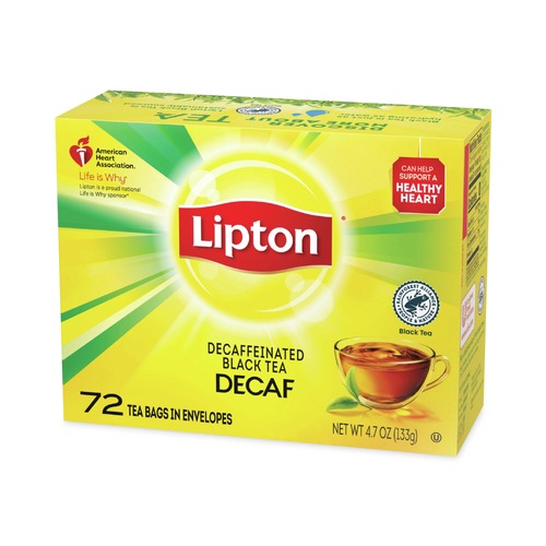 Beverages & Drink Mixes | Lipton TJL00290 Tea Bags - Decaffeinated (72/Box) image number 0