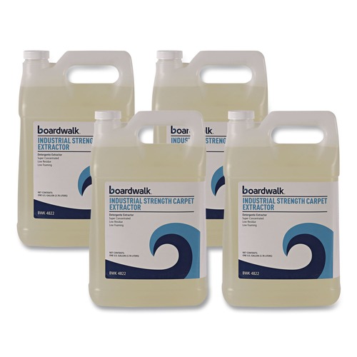 Cleaning & Janitorial Supplies | Boardwalk 092400-41ESSN 1 Gallon Industrial Strength Carpet Extractor - Clean Scent (4/Carton) image number 0