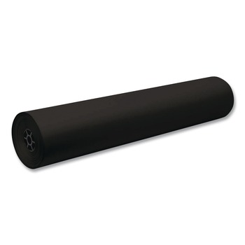 Pacon P101209 36 in. x 1000 ft. 40 lb Cover Weight Decorol Flame Retardant Art Rolls - Black (1-Roll)