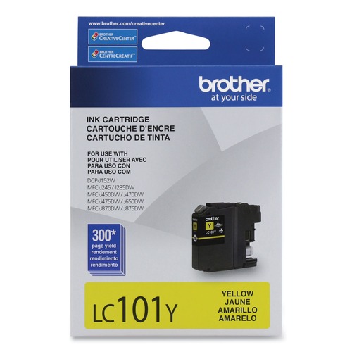 Ink & Toner | Brother LC101Y 300 Page-Yield Innobella Ink - Yellow image number 0