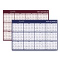Notebooks & Pads | AT-A-GLANCE A152 12-Month (Jan to Dec): 2026 48 in. x 32 in. Reversible Horizontal Erasable Wall Planner - Assorted Sheet Colors image number 0