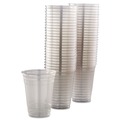  | Dart TP16D Ultra Clear 16 oz. Squat PET Cups (50/Bag, 20 Bags/Carton) image number 1