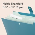 File Folders | U Brands 6592U01-12 U-Eco 4.5 in. Expansion Six-Pocket Expandable Folder - Letter Size (3/Pack) image number 2