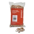 Rubber Bands | Universal UNV00154 Assorted Gauges Size 54 Rubber Bands - Beige (1 Pack) image number 0