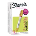 Permanent Markers | Sharpie 2107619 Medium Bullet Tip Permanent Paint Marker - Yellow (1 Dozen) image number 0