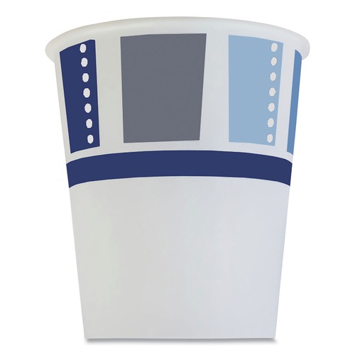 Cups and Lids | AJM Packaging Corporation DC3MW012200AMB 3 oz. Paper Modernware Design Heavy-Duty Cold Cups (2400/Carton) image number 0