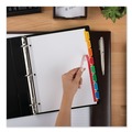 Back to School Sale | Avery 11407 11 in. x 8.5 in. 8-Tab Color Tabs Print and Apply Index Maker Clear Label Dividers - White (1-Set) image number 6