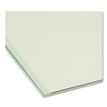 File Folders | Smead 13234 1/3-Cut Tabs Assorted Letter Size 2 in. Expansion Recycled Heavy Pressboard Folders - Gray-Green (25/Box) image number 3