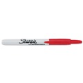 Back to School Sale | Sharpie 32702 Fine Bullet Tip Retractable Permanent Marker - Red (1-Dozen) image number 2