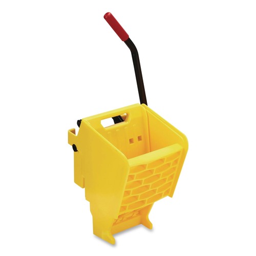 Mop Buckets | Rubbermaid Commercial 2064915 WaveBrake 2.0 Plastic Side-Press Wringer - Yellow image number 0