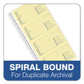 Notebooks & Pads | TOPS 74620 Second Nature 5 in. x 2.75 in. Two-Part Carbonless Phone Call Book - White image number 3