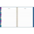 Notebooks & Pads | AT-A-GLANCE 109980520 Harmony 8.88 in. x 7.69 in. 13-Month (Jan to Jan) 2025 to 2026 Weekly/Monthly Poly Planner - Blue/Gold Cover image number 6