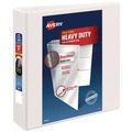 Binders | Avery 79192 11 in. x 8.5 in. 2 in. Capacity 3 Rings Heavy-Duty View Binder with DuraHinge and One Touch EZD Rings - White image number 0