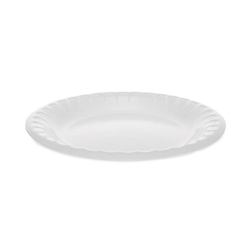 Bowls and Plates | Pactiv Corp. 0TK100060000 6 in. Placesetter Deluxe Laminated Foam Dinnerware Plate - White (1000/Carton) image number 0
