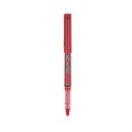 Pens | Pilot 35336 Precise V5 Extra-Fine 0.5 millimeter Stick Rollerball Pen - Red Ink/Red/Clear Barrel (1-Dozen) image number 2