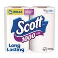 Toilet Paper | Scott 10183 1-Ply Septic Safe Bathroom Tissue - White (12/Carton) image number 2