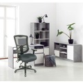 Alera | Alera ALEEL41ME10B 17.2 in. to 20.6 in. Seat Height Elusion Series Mesh High-Back Multifunction Chair Supports Up to 275 lbs. - Black image number 5
