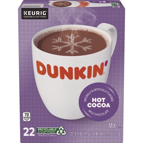 Beverages & Drink Mixes | Keurig 5000363547 Hot Cocoa K-Cup Pods - Milk Chocolate (22/Box) image number 0