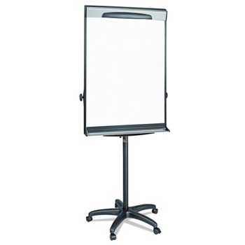 MasterVision EA48062119 Tripod Extension Bar 69 in. to 78 in. High Magnetic Dry-Erase Easel - Black/Silver