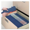 File Folders | Smead 13732 4-Section Pressboard Top Tab Classification Folders with 4 SafeSHIELD Fasteners - Letter Size/Dark Blue (10/Box) image number 5