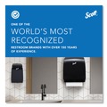 Paper Towel Holders | Scott 46253 Essential 13.06 in. x 11 in. x 16.94 in. Manual Hard Roll Towel Dispenser - Black (1/Carton) image number 3