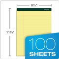 Notebooks & Pads | TOPS 63376 Docket 8.5 in. x 11.75 in. Ruled Pads - Narrow, Canary-Yellow (100 Sheets/Pad, 6 Pads/Pack) image number 2