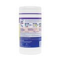 Hand Wipes | LYSOL Brand 19200-81700 7 in. x 7.5 in. 1-Ply Dual Action Disinfecting Wipes - Citrus Scent White/Purple image number 2