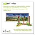 Clearance Center | Champion Sports QS1 Plastic/Wood Ring Toss Set - Assorted Colors (9-Piece/Set) image number 4