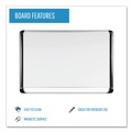 White Boards | MasterVision MVI050201 Gold Ultra 48 in. x 36 in. Aluminum Frame Magnetic Dry Erase Board - White/Black image number 6